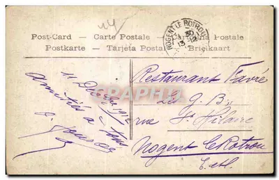 Nantes - Estátua de Cambronne — editor Nantes — Verso