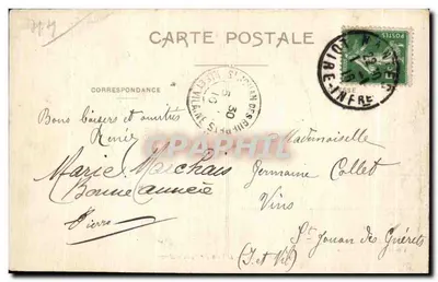 NANTES — Schody św. Anny — Artaud et Nozais, n°39 — Rewers