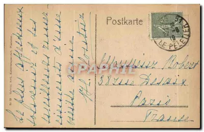 Wiesbaden — Schloßplatz — wydawca H. Hahn, nr 19 — Rewers