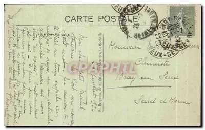 Niort (D.-S.) — Starszy Urząd Miasta — Zbudowany w 1530 roku przez Mathurina Berthomé — Rewers