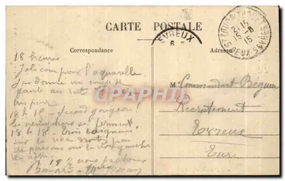 St-LOUP-sur-THOUET (Deux-Sèvres) — Torre do Castelo — Coleção Gautreau — Verso