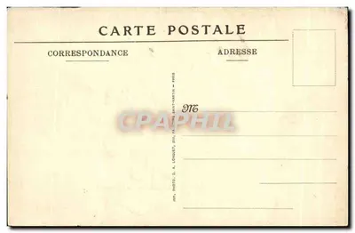 Reims — Hotel-de-Ville no dia da invasão alemã (14 set. 1914) — Jules Macot, editor Reims — Verso