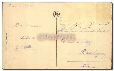 Freyr — Les Rochers (Tête de Napoléon) — NELIS — Verso