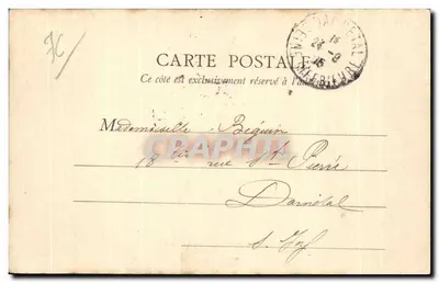 Le Havre — O Hotel de Ville — editor desconhecido — Verso