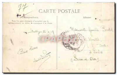 Barbizon — Kostel, dawniej dom Théodore Rousseau — SIROR Edit. — Rewers