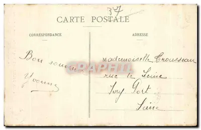 La Grande-Teste - Zamek (XII wiek) — wydawca: L. Dufour, Lyon — Rewers