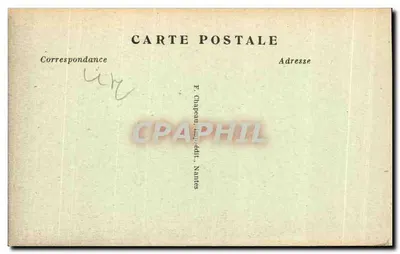 NANTES — Panorama para o Nordeste tirado do Transbordeur — F. Chaudeau, Nantes, n° 152 — Verso