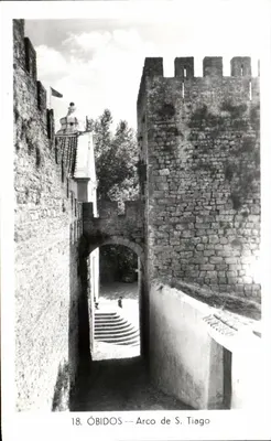 ÓBIDOS — Arco de S. Tiago — Editor Carlos Marques, n°18