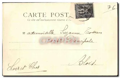 Le Havre — Place Gambetta i Bassin du commerce — Stengel & Co., Dresza-Berlin, n° 4487 — Rewers