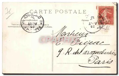 Sainte-Adresse — Nossa Senhora dos Mares e a Cidade — editor anônimo, n° 174 — Verso