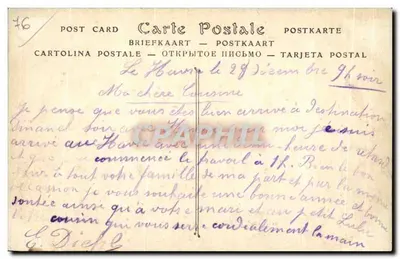 Le Havre — Wzgórze i Semafory — ND. Fot. — Rewers