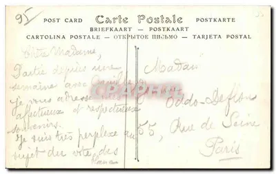 La Roche-Guyon — Zamek i wieża — ND. Fot. — Rewers