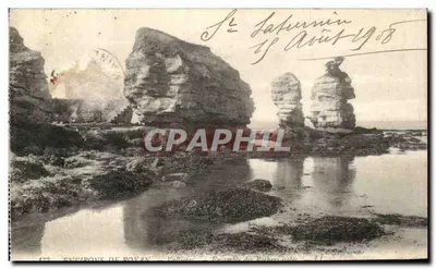 CPA Environs De Royan Ensemble de rochers isoles