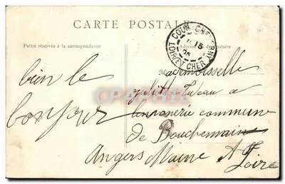 Cheverny — Zamek, widok z tyłu — B. F., PARIS — Rewers