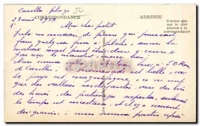 Mortain — Rocha chamada o « Dolmen » ou o Canon — N.D. — Verso