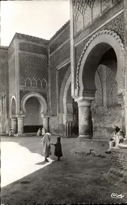 Meknès (Maroc) — Porte Béb-Mansour — Photo Imprimer Maccon