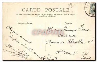 LILLE - Pałac Sztuk Pięknych - E.C. — Rewers