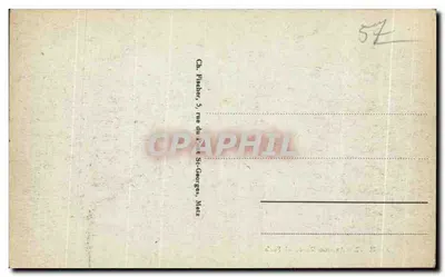 Metz — Avenue Maréchal Foch — widok miejski z drzewami i budynkami — wydawca nie widoczny, numer seryjny 33 — Rewers