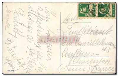St. Verena Schlucht — Solothurn — editor desconhecido, número de série não visível — Verso