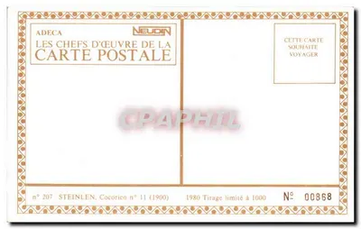 Cocorico — seria Cocorico nr 11 (1900) — ADECA / NEUDIN — Rewers