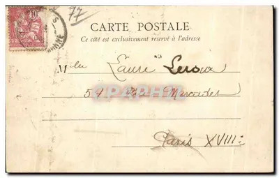 Chelles - Les Îles — fotografie René i Lilliette z Château-Thierry — Rewers