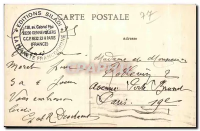 Brzegi Loingu powyżej mostu — Moret-sur-Loing — Wydawnictwo Siladi — Rewers