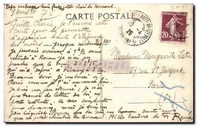 Fécamp — El Casino — Litoral (Seine-Inférieure) — F. L. — Reverso