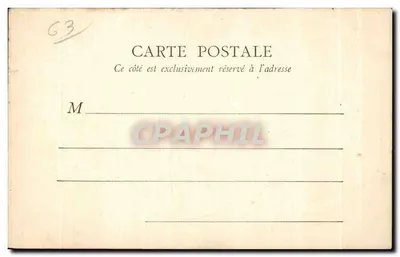 Cabine de luxo — Mont-Dore — B.F., Paris — Verso