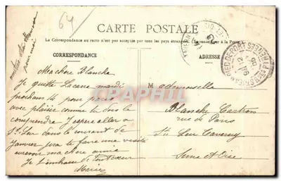 St-Jean-Pied-de-Port — Vue du Clocher — Phot. Erguy — Verso