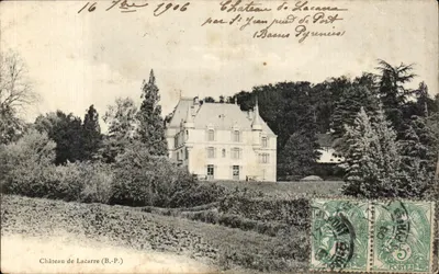 Castello di Lacarre — Baschi Pirenei — B.P. (Ufficio Postale) — editore non identificato
