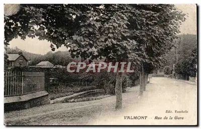 Valmont -- Rue de la Gare -- Edit. Vanchelle