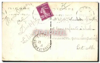 Puys — Falésia acima e as Villas — LL. — Verso