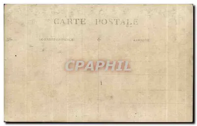 Homem com cachorro em frente a uma janela — Carta postal antiga — Editor não identificado — Verso