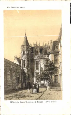 Hôtel du Bourgtheroulde em Rouen — Século XVI — Edição Artistique Supra * Paris