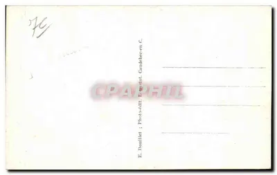 Caudebec-en-Caux (S. Inf.) — Oude Huizen langs de rivier Ste-Gertrude — E. Douillet, Caudebec-en-Caux — Achterkant
