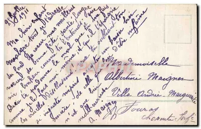 L'Angelus — escena de campo — PAP n°860 — Reverso