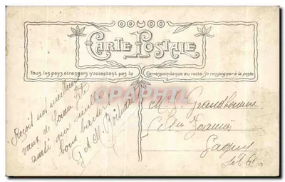 Buquê de rosas — em um vaso decorado com putti — Gast VIE Phot, Paris, n°3694 — Verso