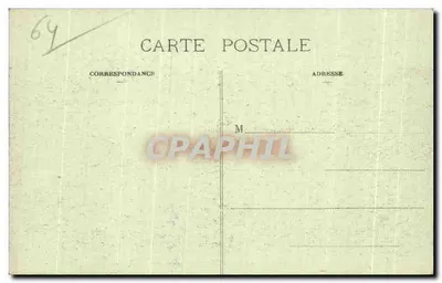 PAU - Il Ponte sul Gave e il Castello — Marcel Delbroy, fototipia, Bordeaux, n°7 — Verso