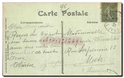 Le Tréport — Dół i Wejście do Portu — Północ i Wejście do Portu — JND. Hoe. — N° 147 — Rewers