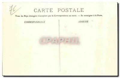 Le Tréport — Port przy niskiej wodzie — LL. n°26 — Rewers
