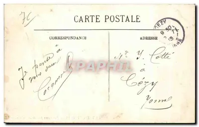 Étretat-Mers — Widok z falisy — LL — Rewers