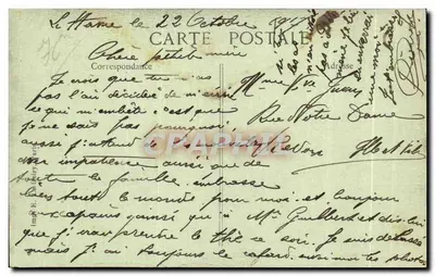 LE HAVRE — Lancha de salvamento en peligro — Editor B.D. — Reverso