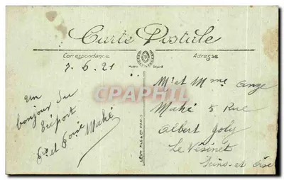 Le Tréport — Plaża przy niskiej mierze — LL — Rewers