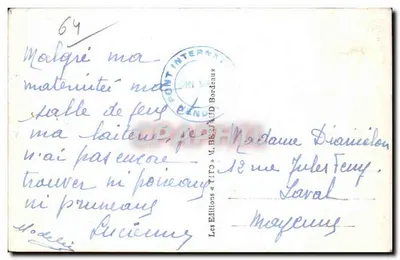 Biriatou (Basse-Pyrénées) — Uitzicht op het Dorp, de Bidassoa — Tito — Achterkant