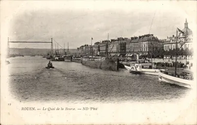 Rouen — O Quai da Bolsa — ND Phol