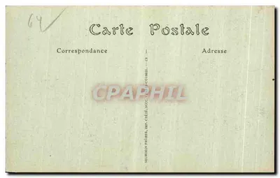 Sauveterre (Basses-Pyrénées) — O Caminho do Moulin e a Igreja — Jhoé — Verso