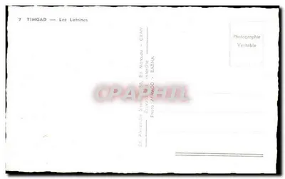 Timimoun — Las Latrinas — Ed. Alexandre Steeble, Blvd. Marcœur - BATNA — Reverso
