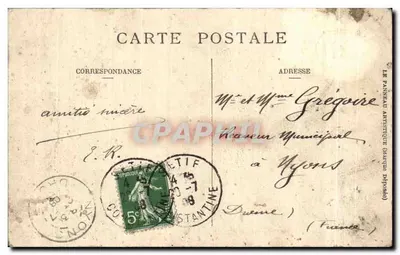 Jétif — Rue de Constantine — P. Geiser, Alger — Rewers