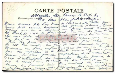 Rouen — Rue Saint-Romain — Passage de la Cour des Comptes (Stare domy z XV wieku) — Rewers
