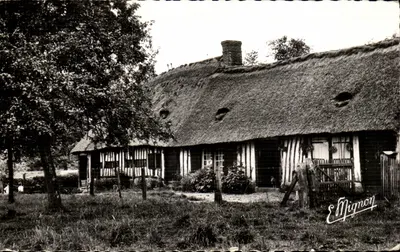 Casa com colmios e telhado de palha — É. Mignon — Éditions E. Mignon, Paris